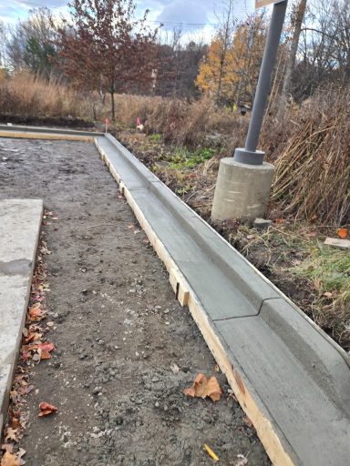 concrete curb