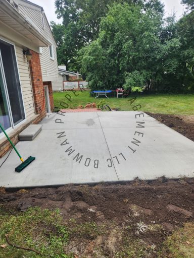 cement patio